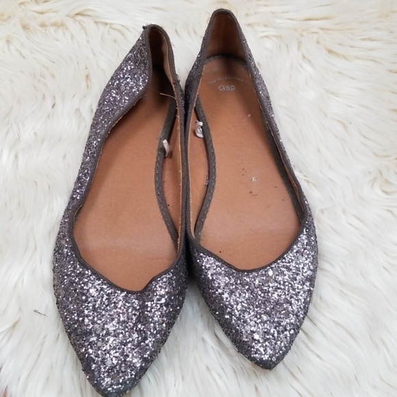 GAP Shoes - SOLD Gap glitter flats size 8